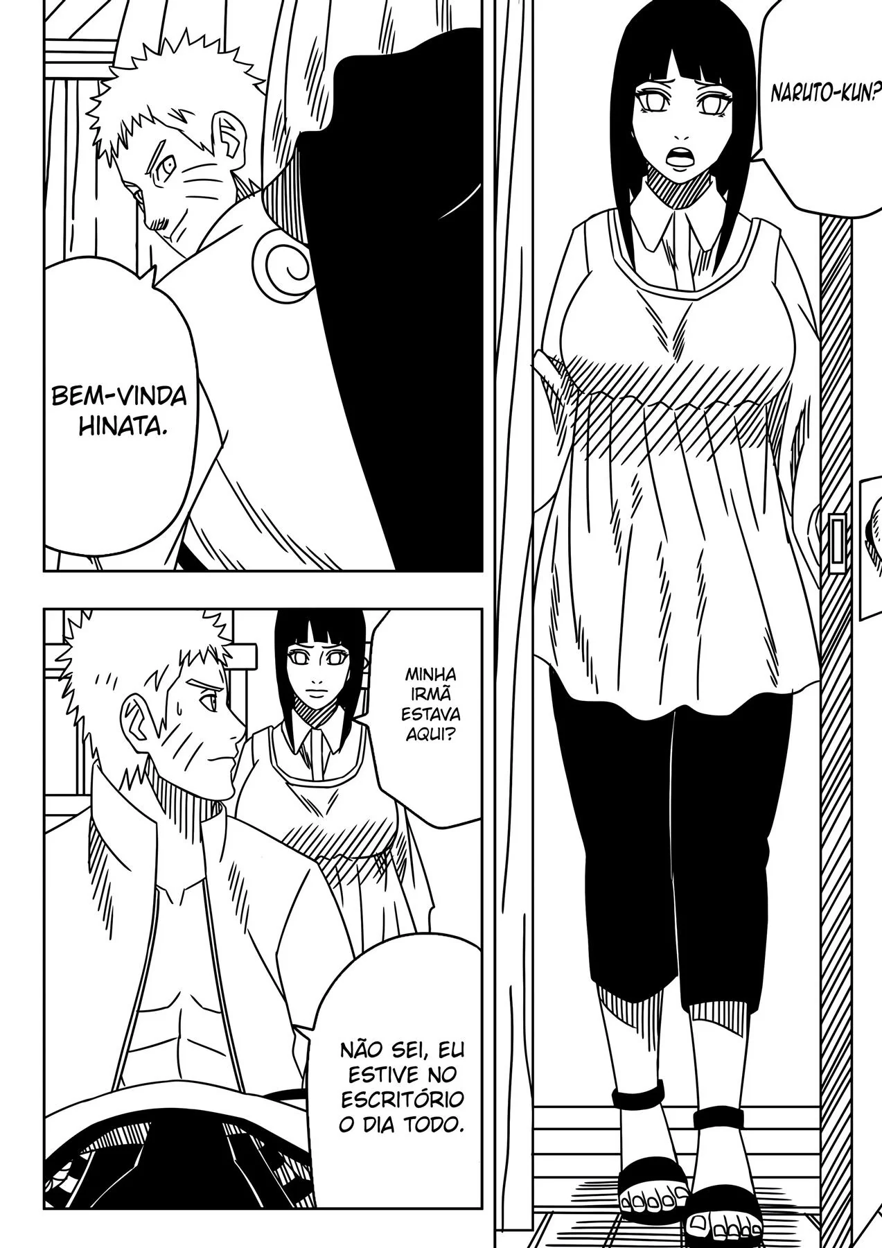 Hanabi enlouquecendo com a pica do Naruto porno em Hentai HQ Brasileiro