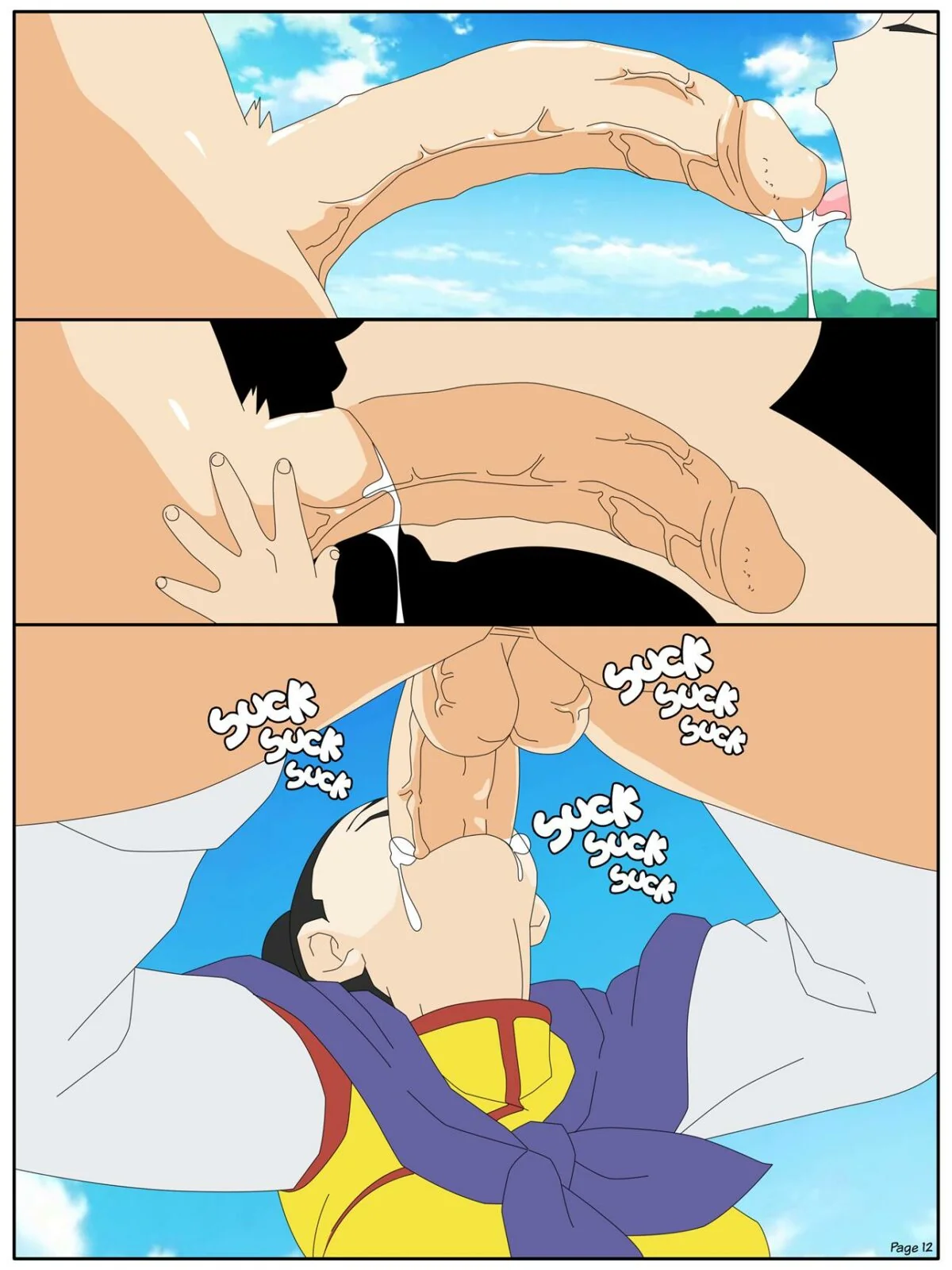 Zamasu e a Pica de Goku na Buceta da Chichi – Dragon Ball Super Hentai em HQ Brasileiro