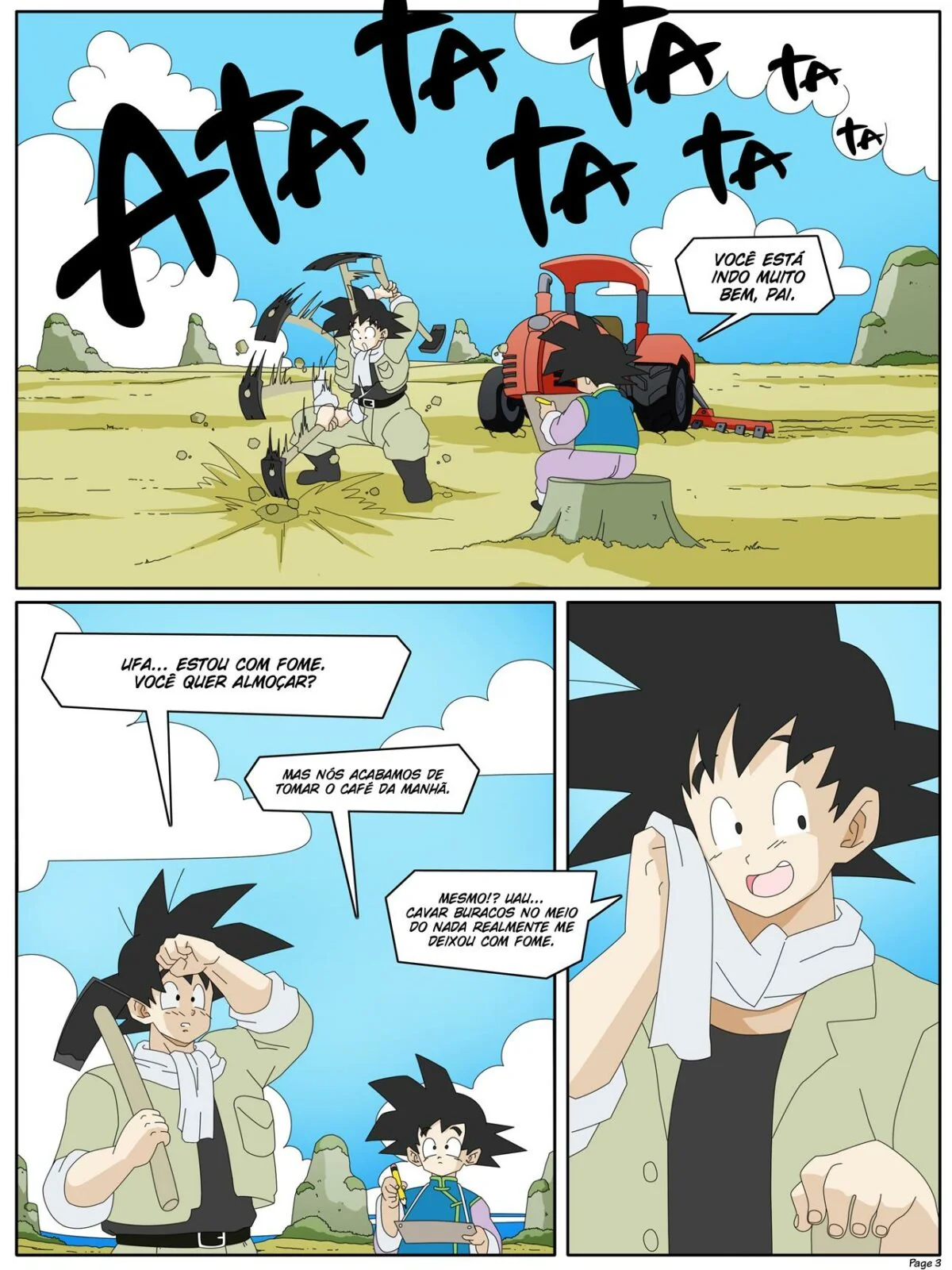 Zamasu e a Pica de Goku na Buceta da Chichi – Dragon Ball Super Hentai em HQ Brasileiro