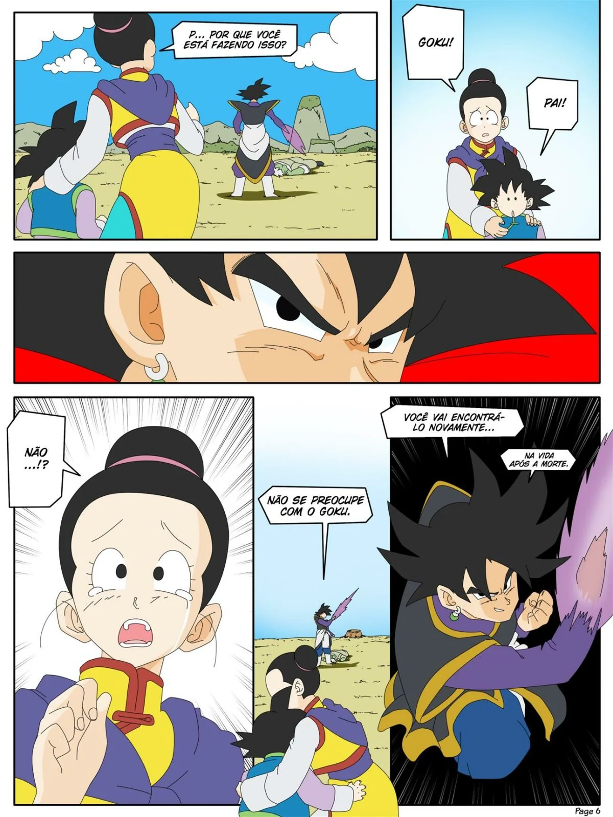 Zamasu e a Pica de Goku na Buceta da Chichi – Dragon Ball Super Hentai em HQ Brasileiro
