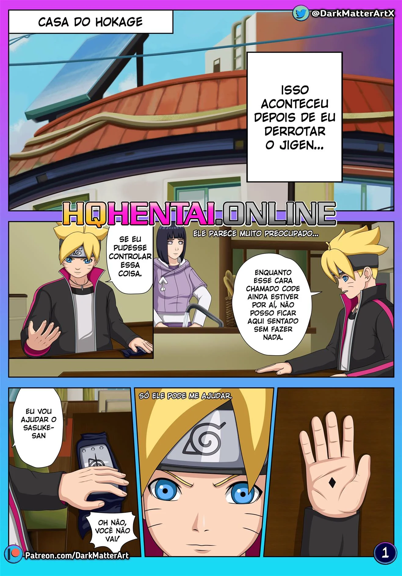 Boruto descobre os segredos obscuros de sua mamãe piranha – Hentai HQ Brasileiro