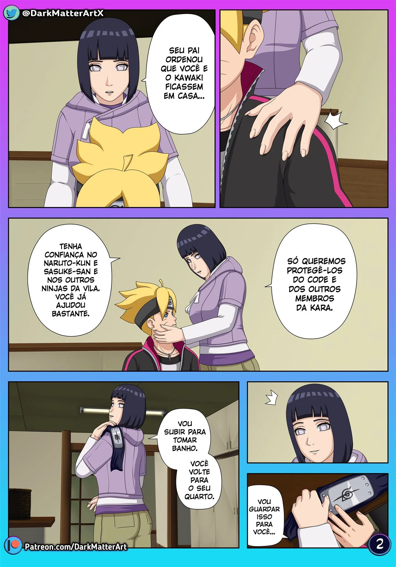Boruto descobre os segredos obscuros de sua mamãe piranha – Hentai HQ Brasileiro