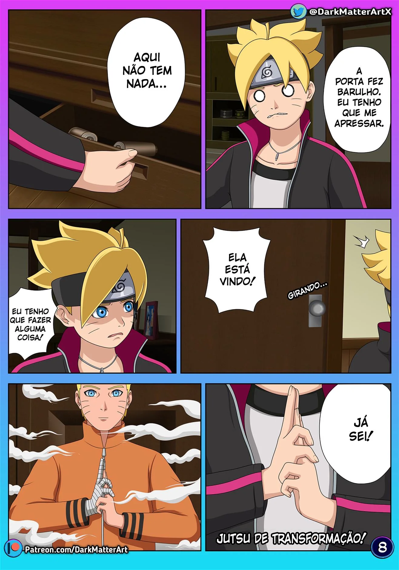 Boruto descobre os segredos obscuros de sua mamãe piranha – Hentai HQ Brasileiro