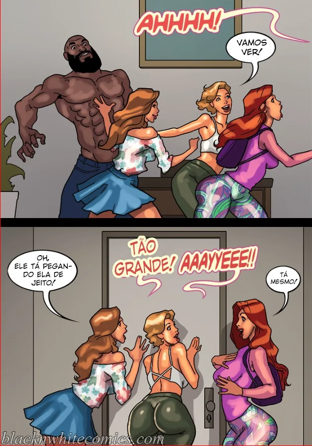 Professoras Piranhas Levam Pica no Museu – Segundo Episódio Hentai HQ Brasileiro
