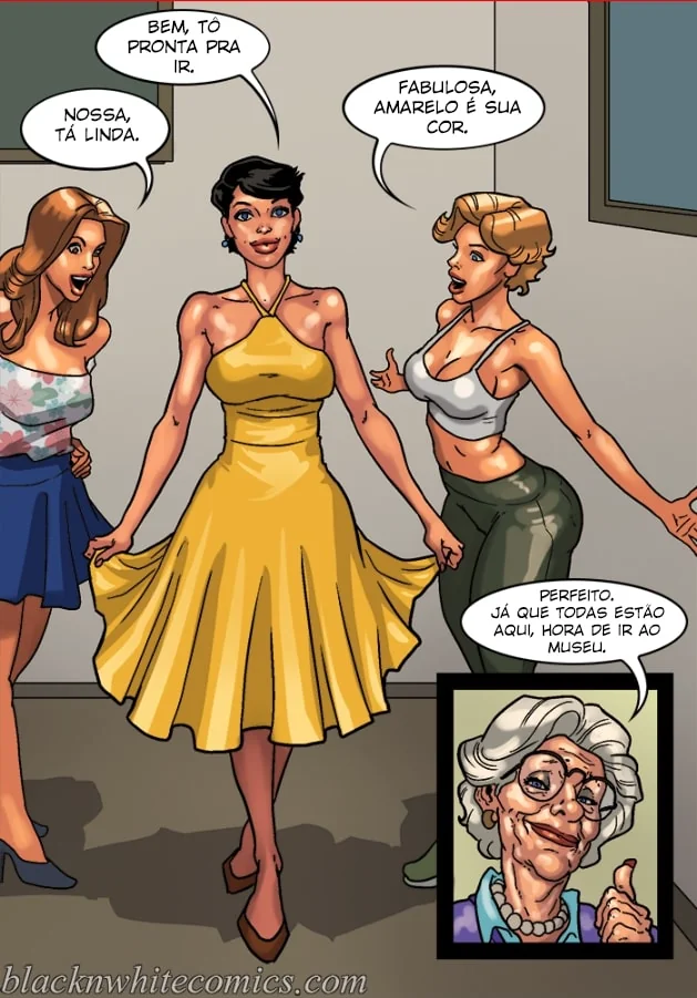 Professoras Piranhas Levam Pica no Museu – Segundo Episódio Hentai HQ Brasileiro