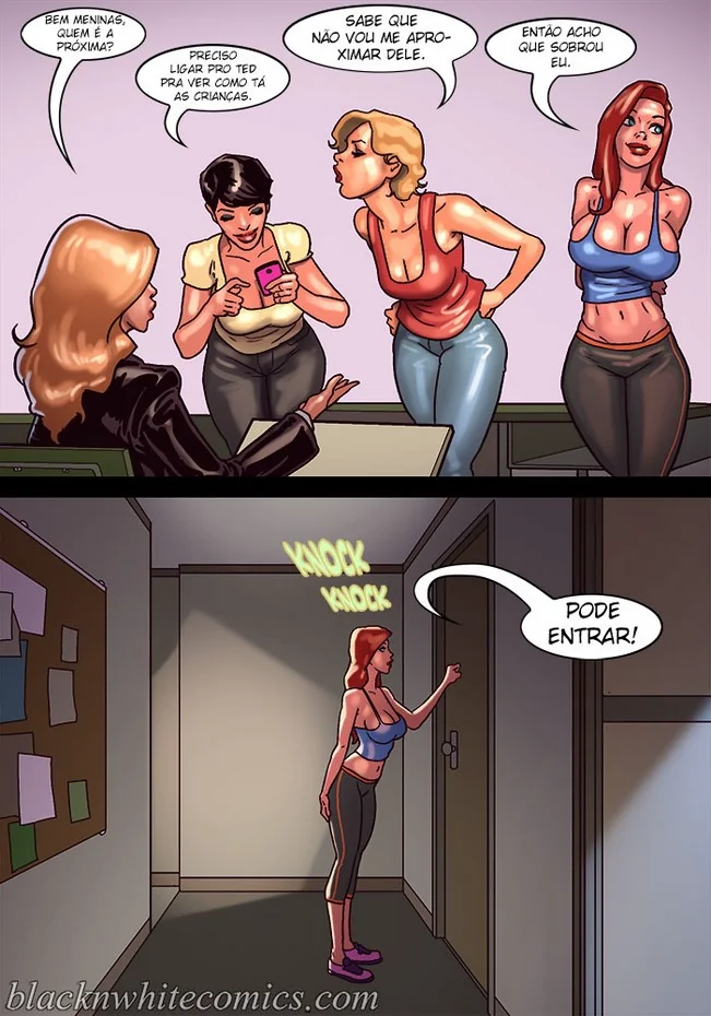 Milfs safadas se deliciando com uma pica gigantesca em aula de desenho erótico – Em Hentai HQ Brasileiro