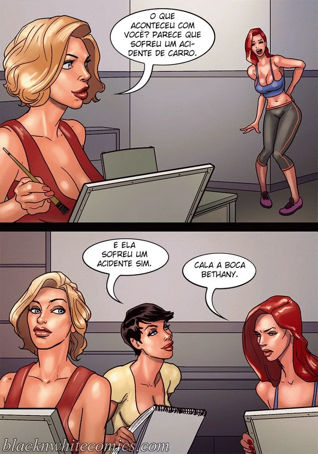 Milfs safadas se deliciando com uma pica gigantesca em aula de desenho erótico – Em Hentai HQ Brasileiro