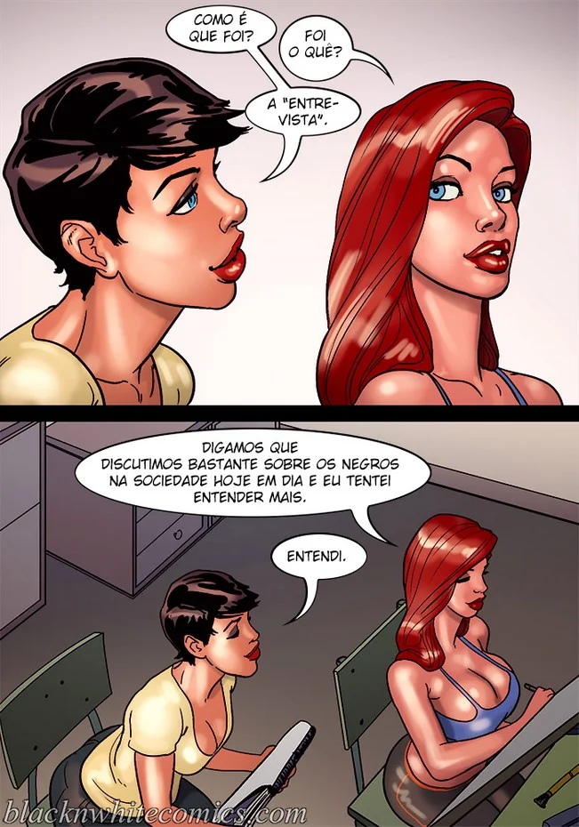 Milfs safadas se deliciando com uma pica gigantesca em aula de desenho erótico – Em Hentai HQ Brasileiro
