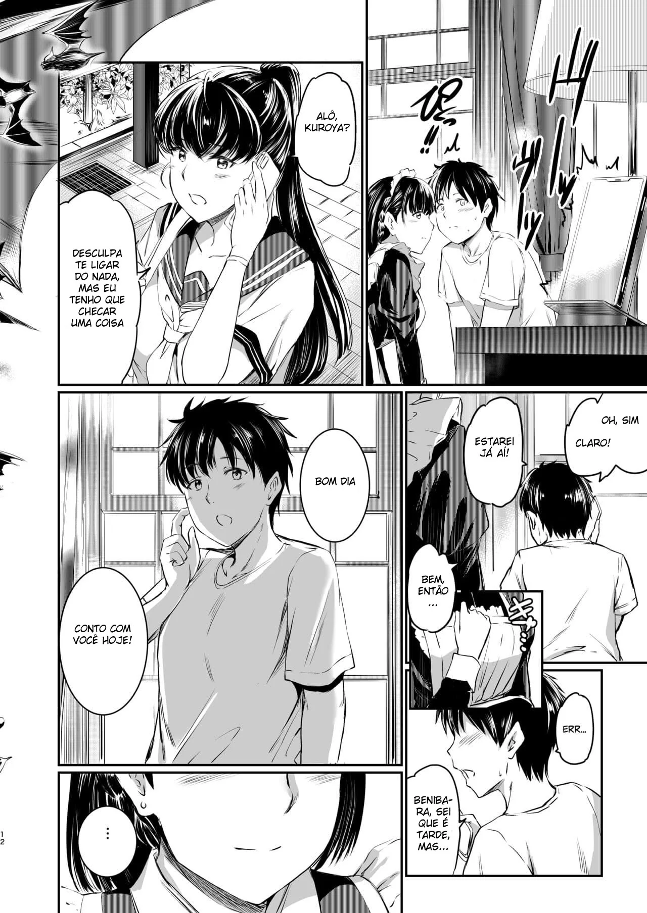 Akuma de Maid 3 -Demonic Piranha encontra surpresa em casa e tem encontro erótico nos jardins – Hentai HQ Brasileiro