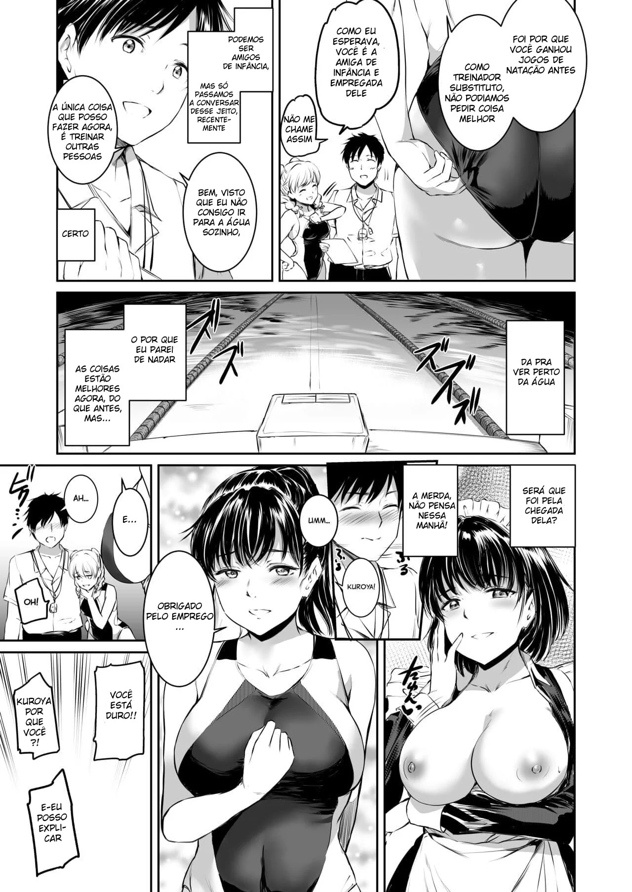Akuma de Maid. 2 Piranha Demonia Fode Dona de Casa Safada em Hentai HQ Brasileiro