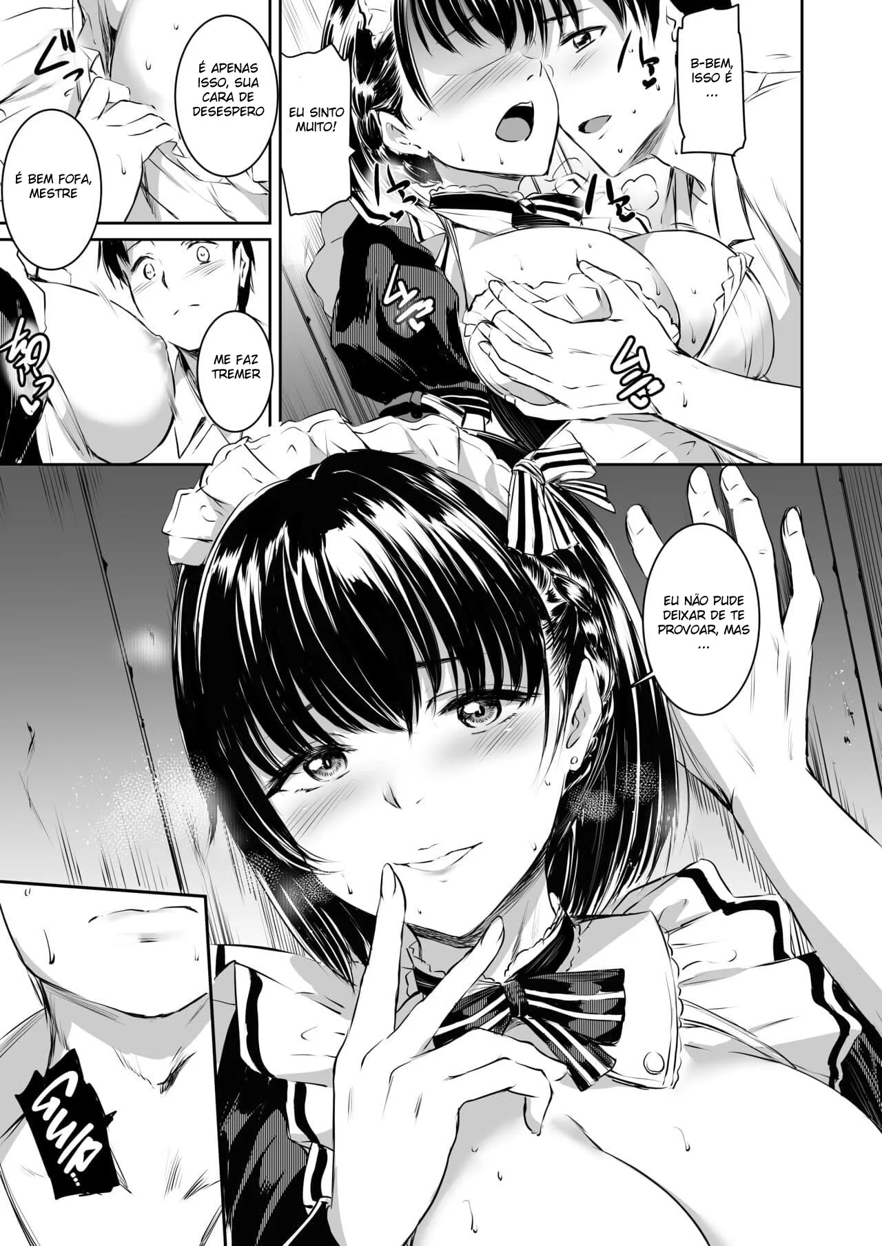 Akuma de Maid. 2 Piranha Demonia Fode Dona de Casa Safada em Hentai HQ Brasileiro