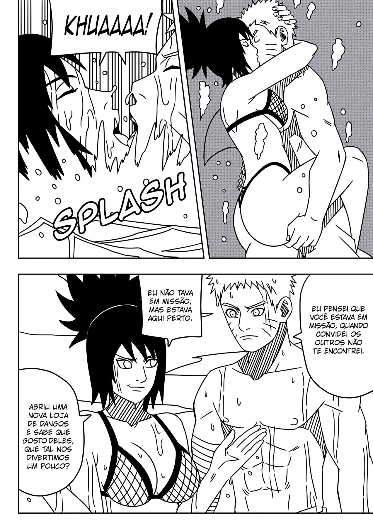 Naruto Hentai: Anko seduzindo o herói da vila em Hentai HQ Brasileiro
