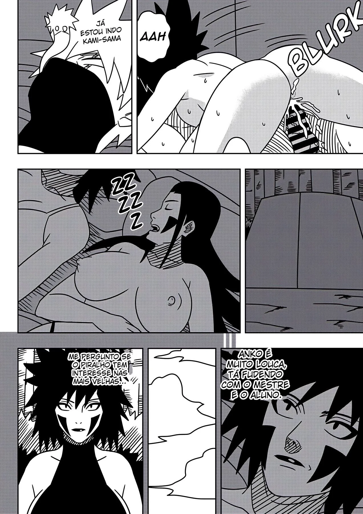 Ninjas Safados: Anko e sua Taras em Naruto no SuperHQ Brasileiro