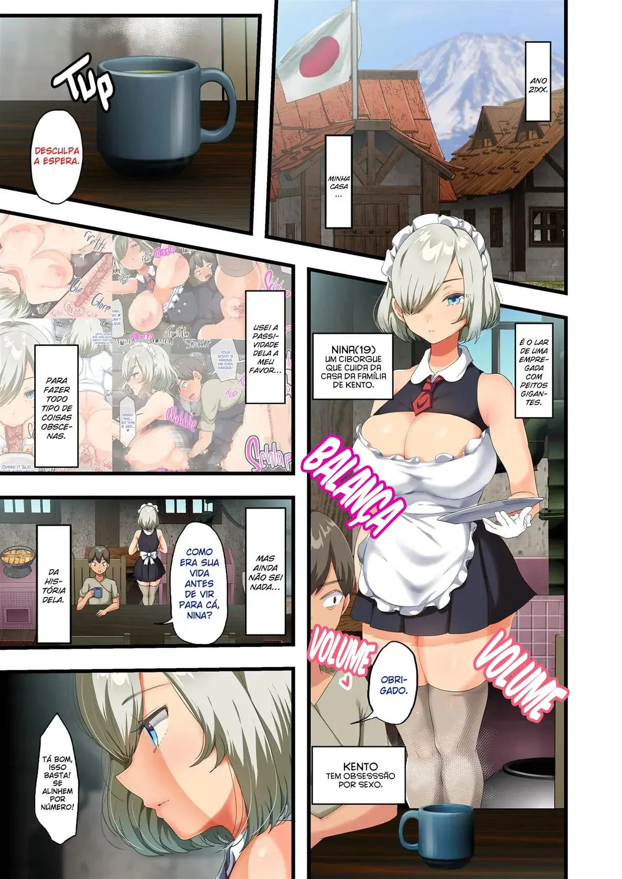 Kento e sua piranha safada: reencontro pra foder em hentai HQ brasileiro