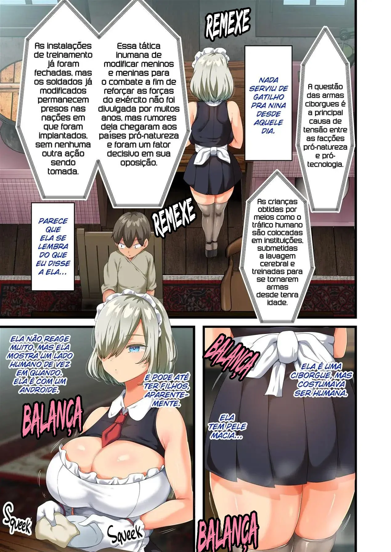 Kento e sua piranha safada: reencontro pra foder em hentai HQ brasileiro