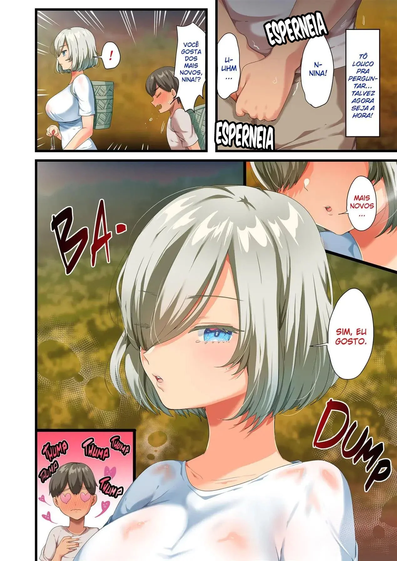 Kento e sua piranha safada: reencontro pra foder em hentai HQ brasileiro