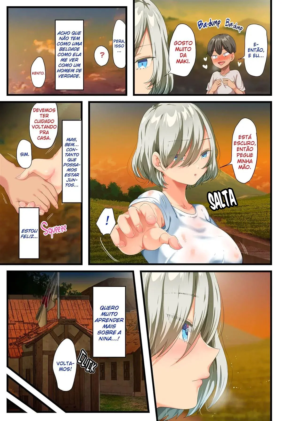 Kento e sua piranha safada: reencontro pra foder em hentai HQ brasileiro
