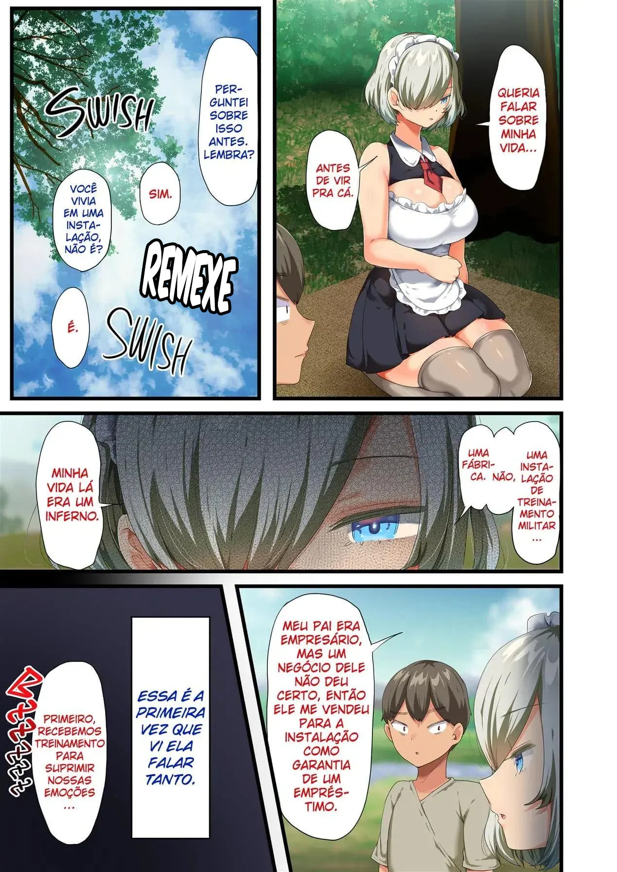 Kento e sua piranha safada: reencontro pra foder em hentai HQ brasileiro