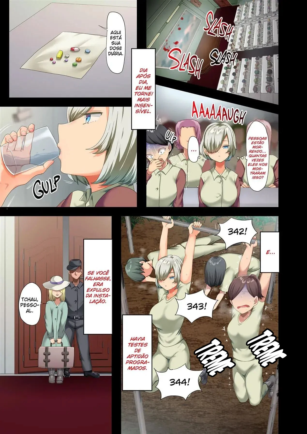Kento e sua piranha safada: reencontro pra foder em hentai HQ brasileiro