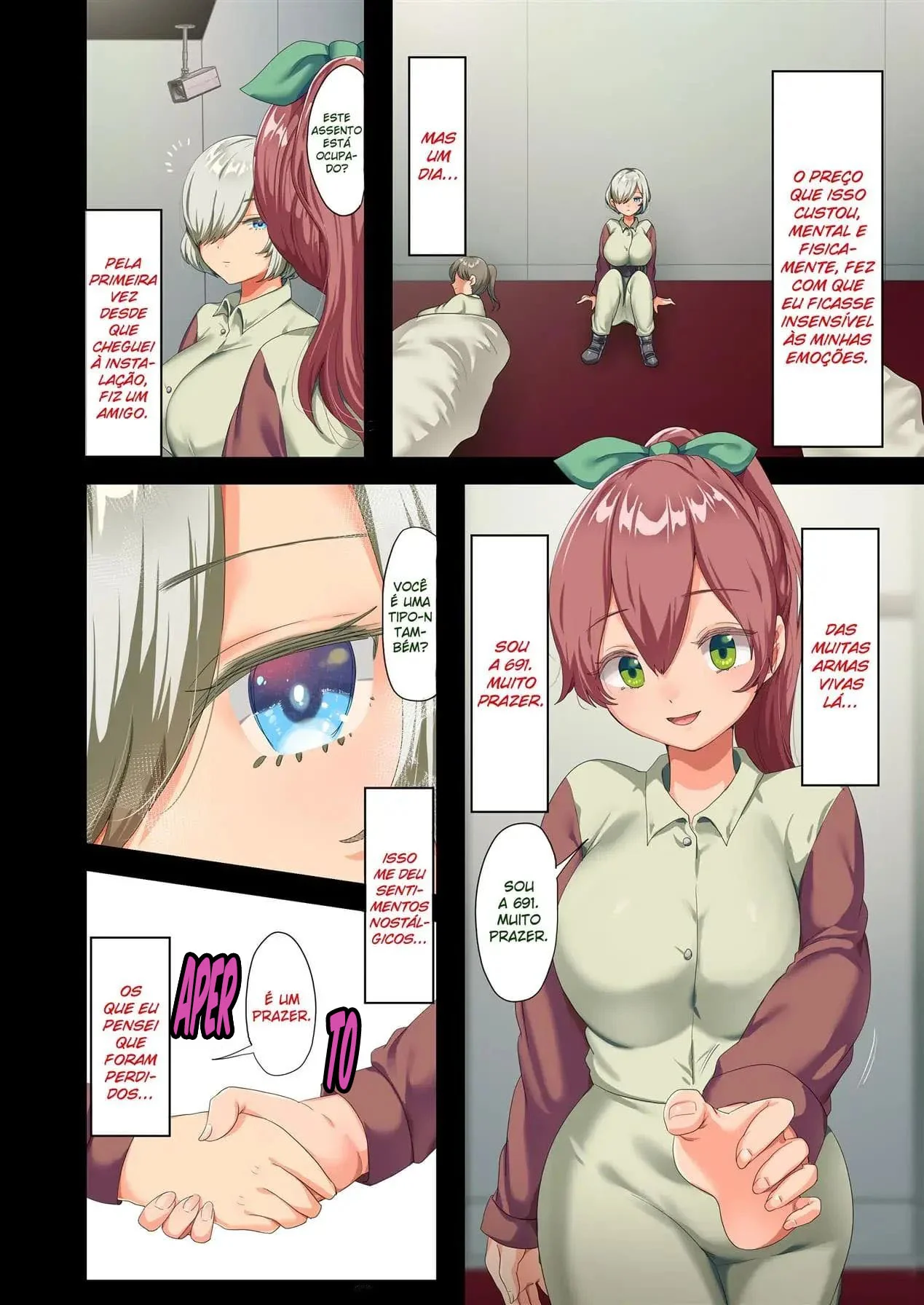 Kento e sua piranha safada: reencontro pra foder em hentai HQ brasileiro