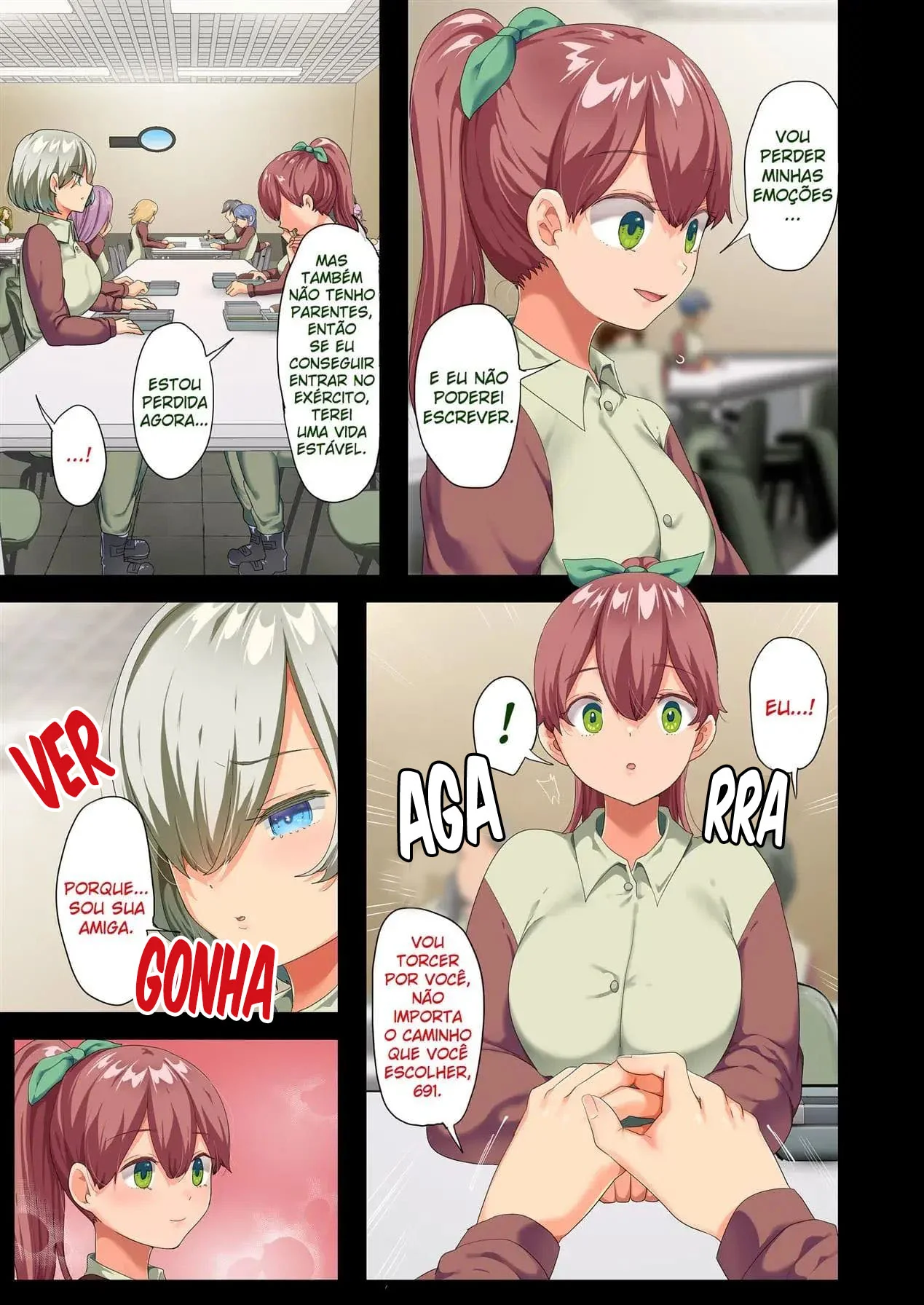 Kento e sua piranha safada: reencontro pra foder em hentai HQ brasileiro