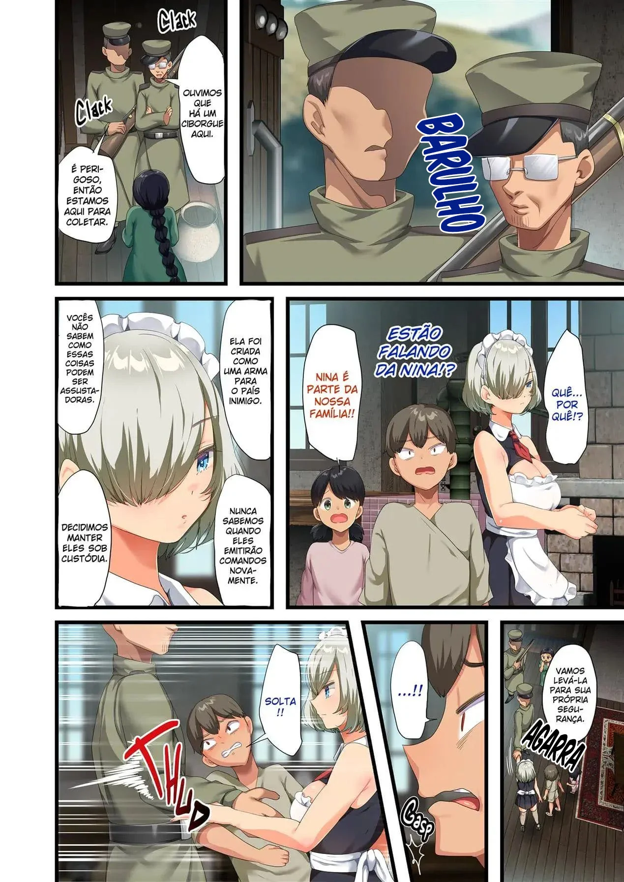 Kento e sua piranha safada: reencontro pra foder em hentai HQ brasileiro