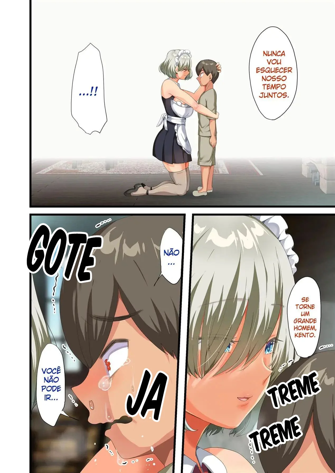 Kento e sua piranha safada: reencontro pra foder em hentai HQ brasileiro