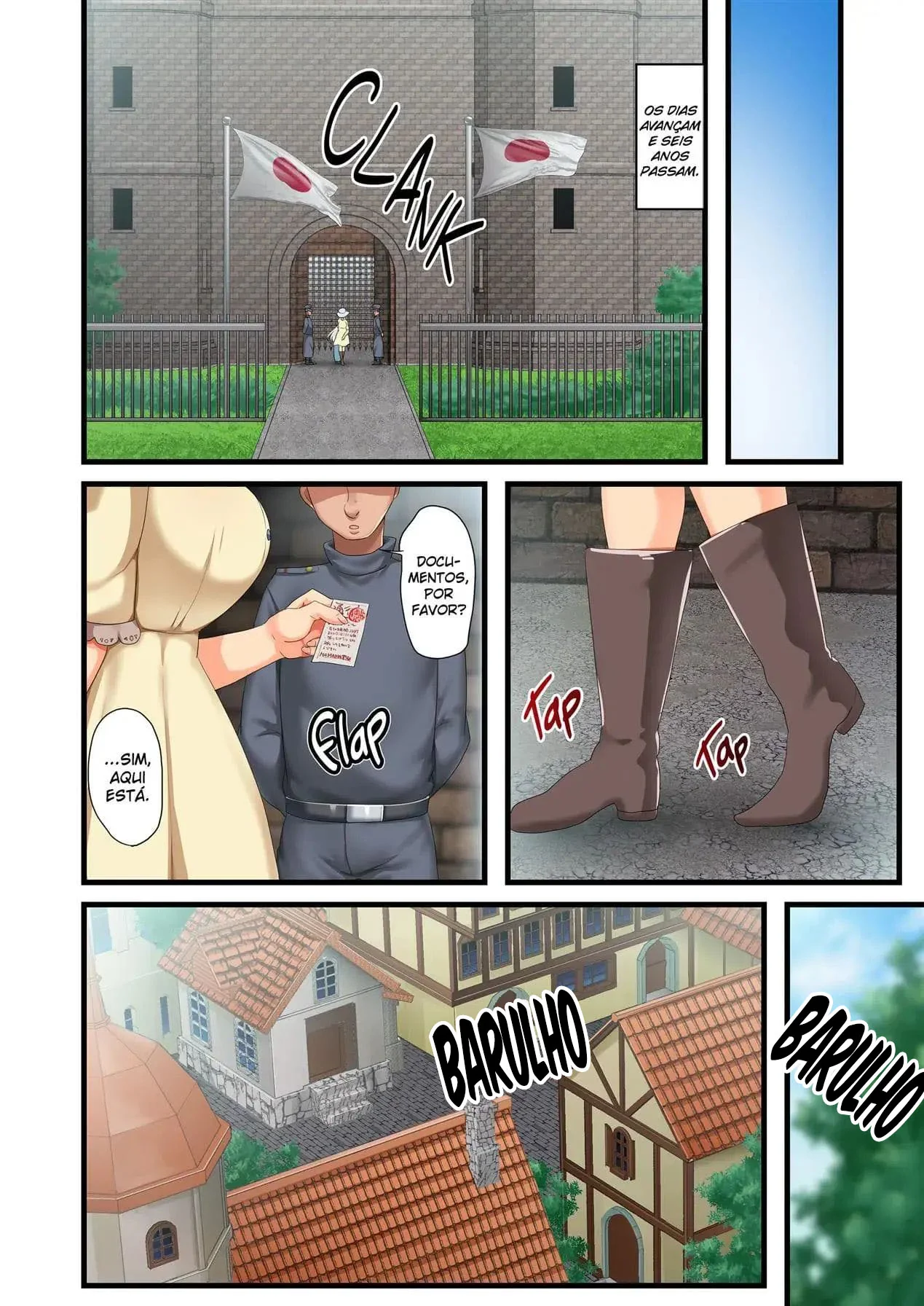 Kento e sua piranha safada: reencontro pra foder em hentai HQ brasileiro