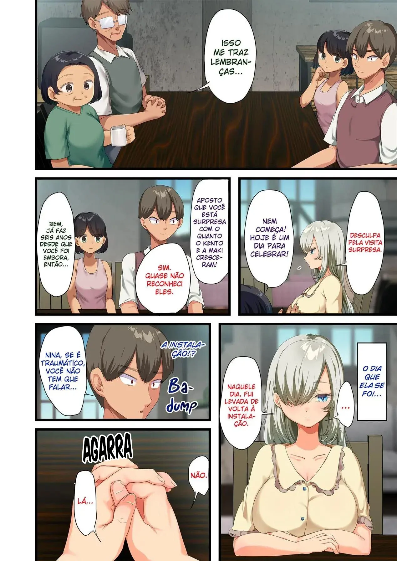 Kento e sua piranha safada: reencontro pra foder em hentai HQ brasileiro