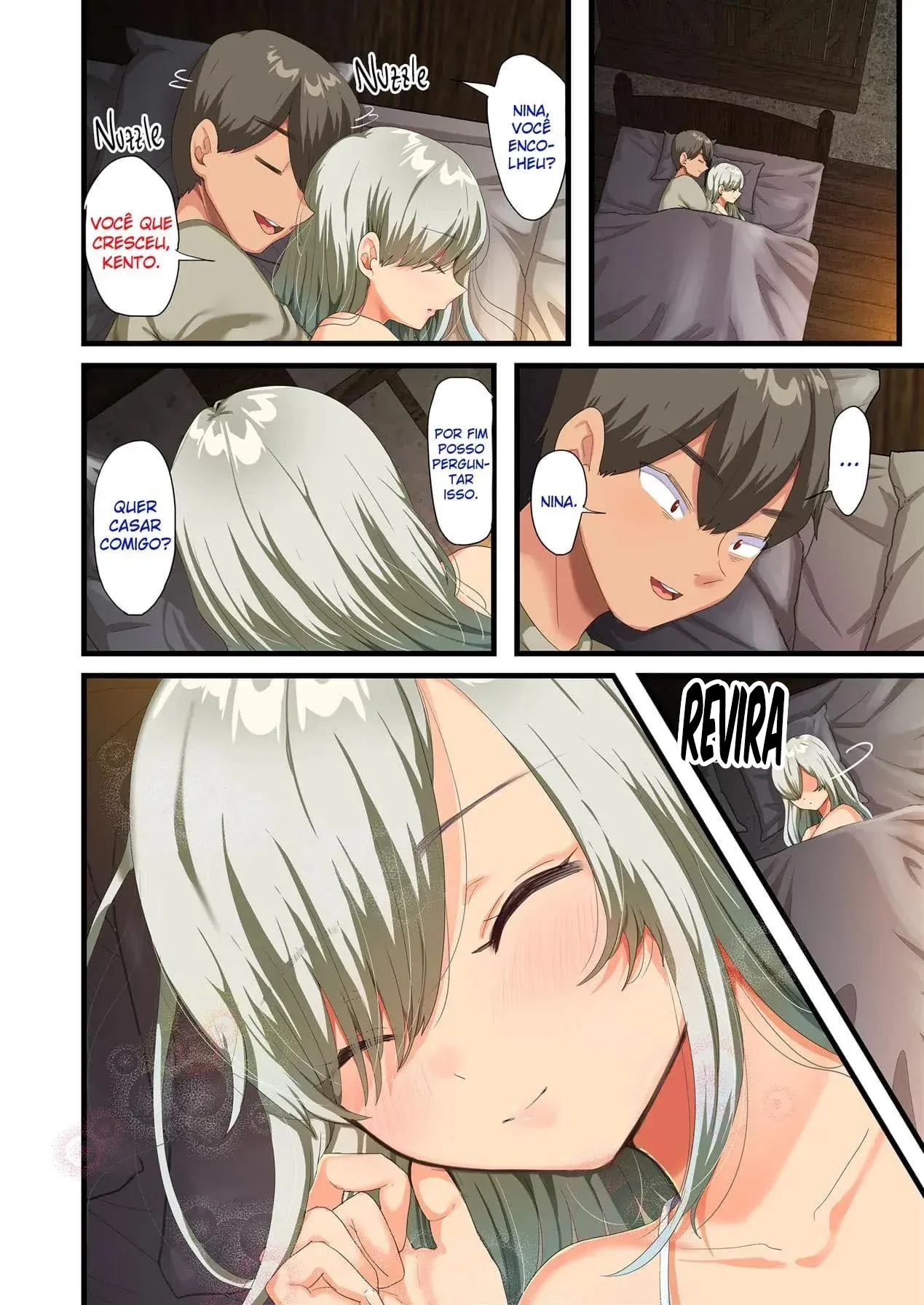 Kento e sua piranha safada: reencontro pra foder em hentai HQ brasileiro