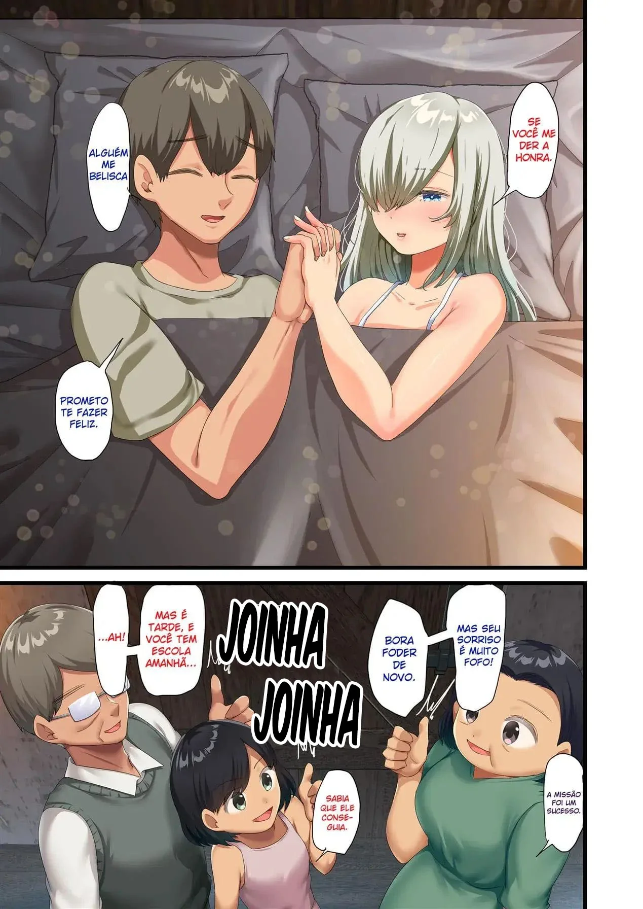 Kento e sua piranha safada: reencontro pra foder em hentai HQ brasileiro