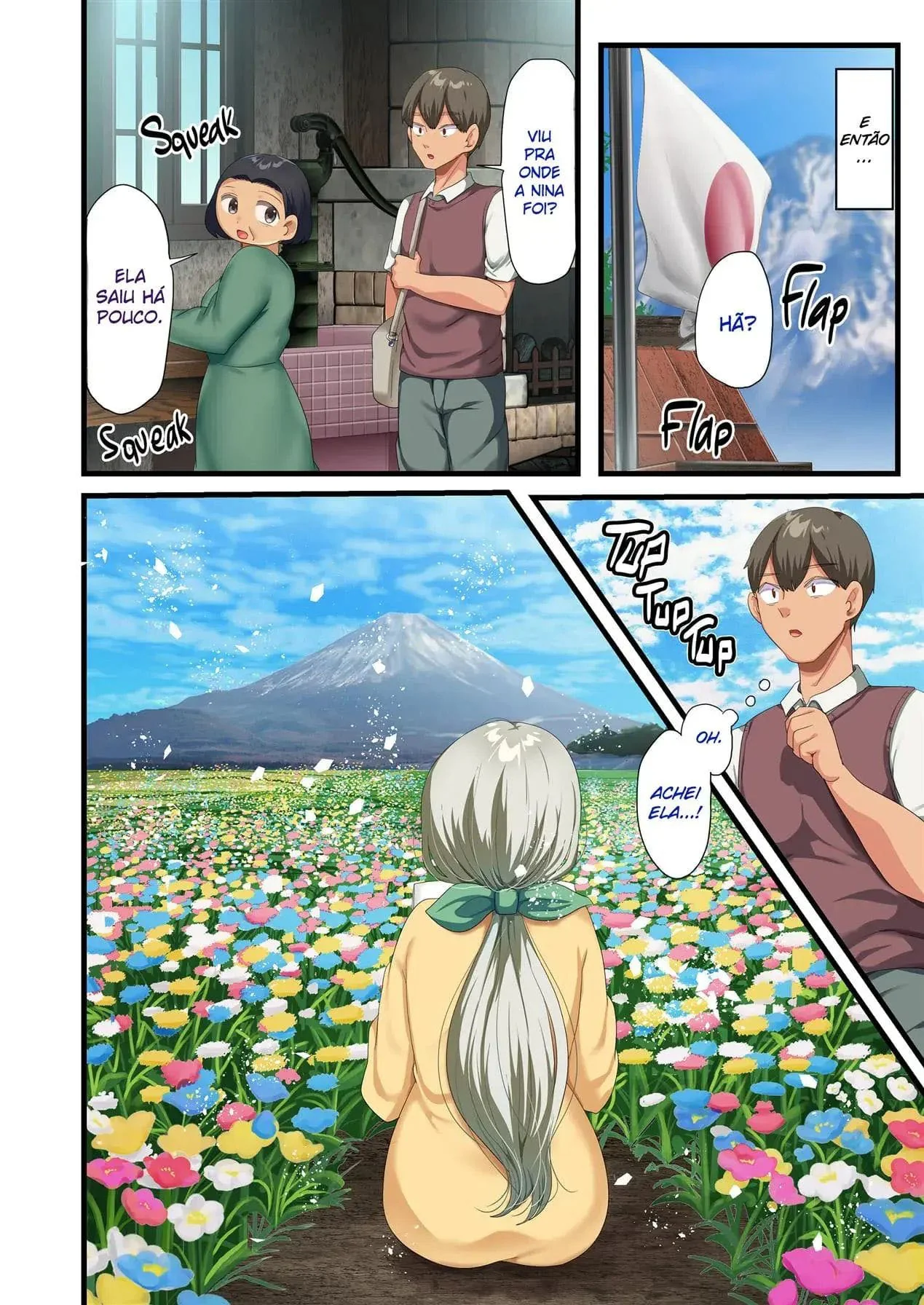 Kento e sua piranha safada: reencontro pra foder em hentai HQ brasileiro