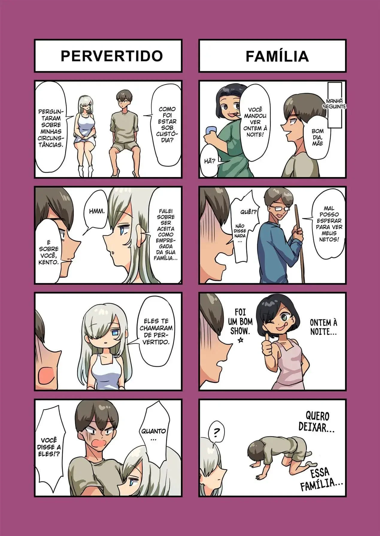Kento e sua piranha safada: reencontro pra foder em hentai HQ brasileiro