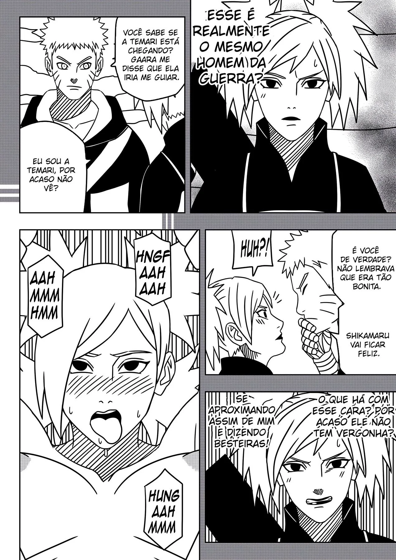 Naruto: A Fodação na Vila da Putaria em Hentai Brasil
