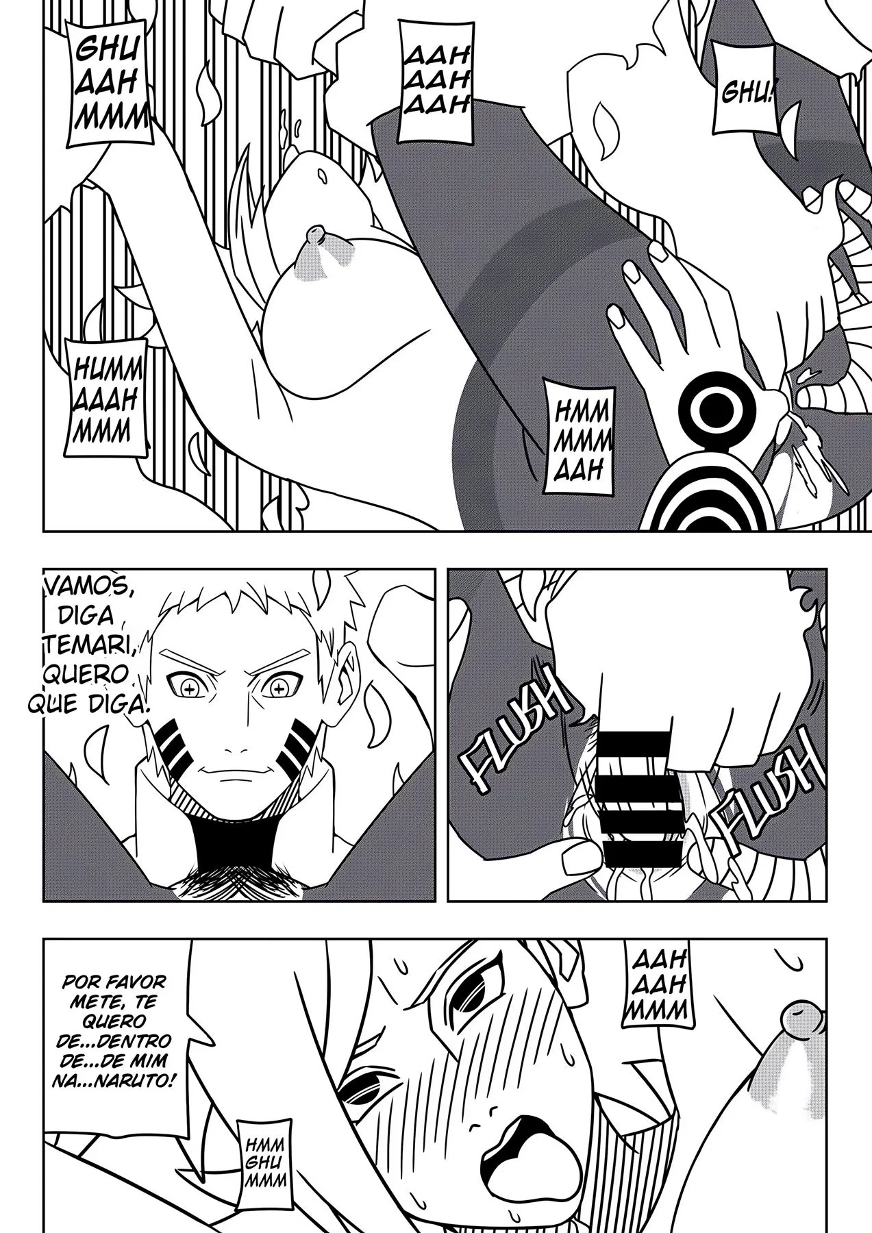 Naruto: A Fodação na Vila da Putaria em Hentai Brasil
