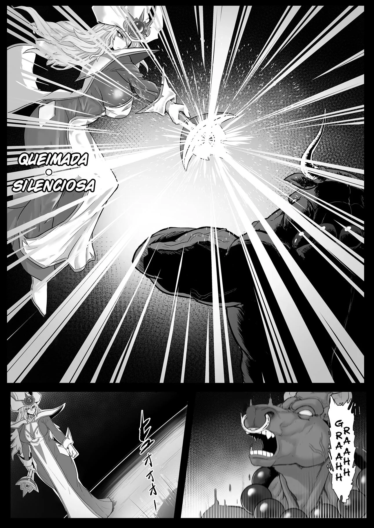 A Mística Silenciosa e os Monstros da Buceta Selvagem em Hentai HQ
