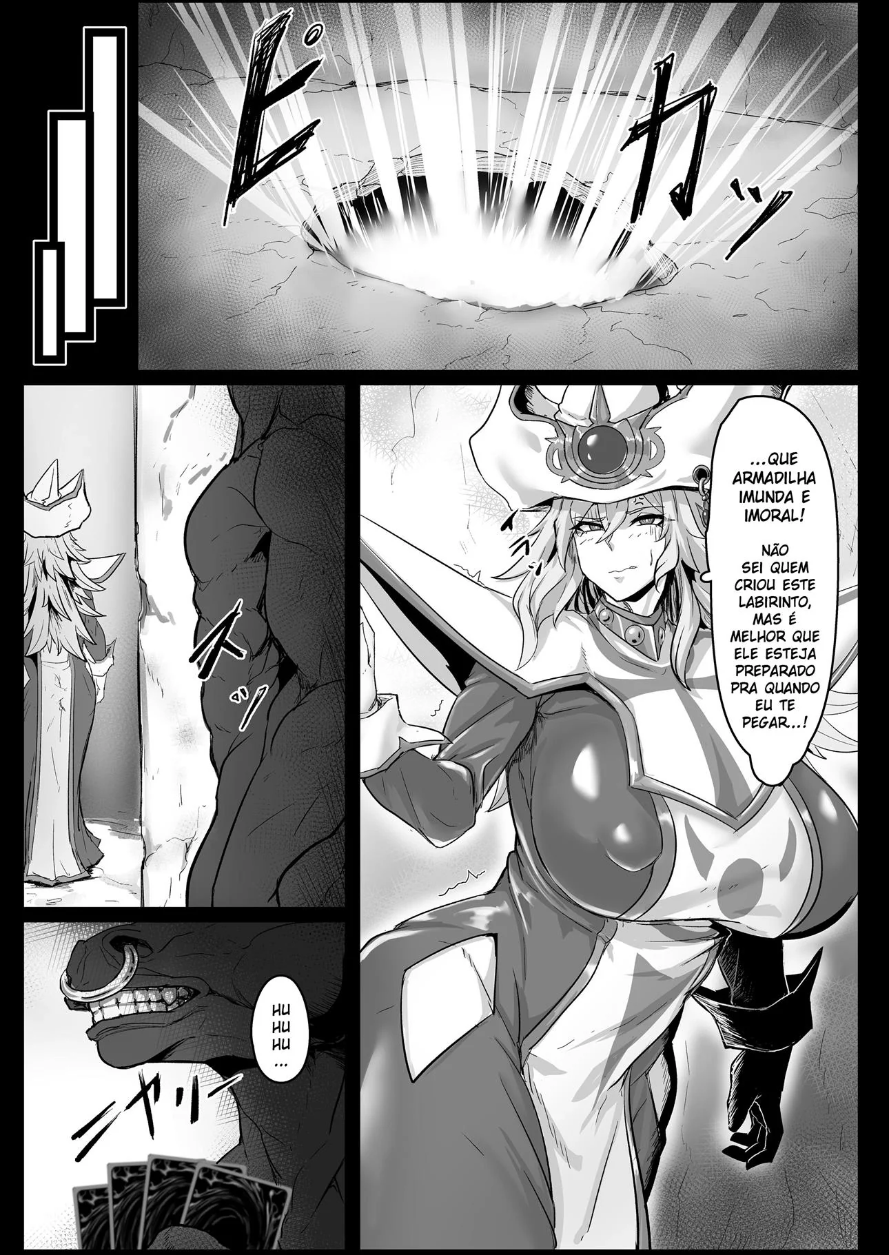 A Mística Silenciosa e os Monstros da Buceta Selvagem em Hentai HQ