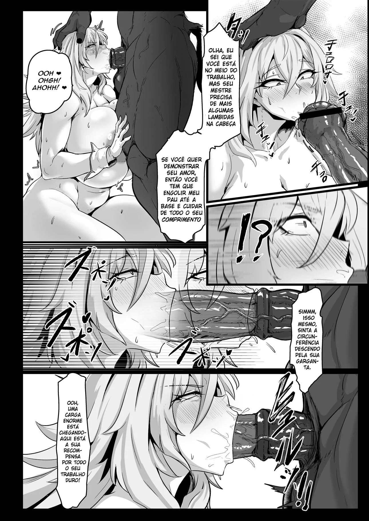 A Mística Silenciosa e os Monstros da Buceta Selvagem em Hentai HQ
