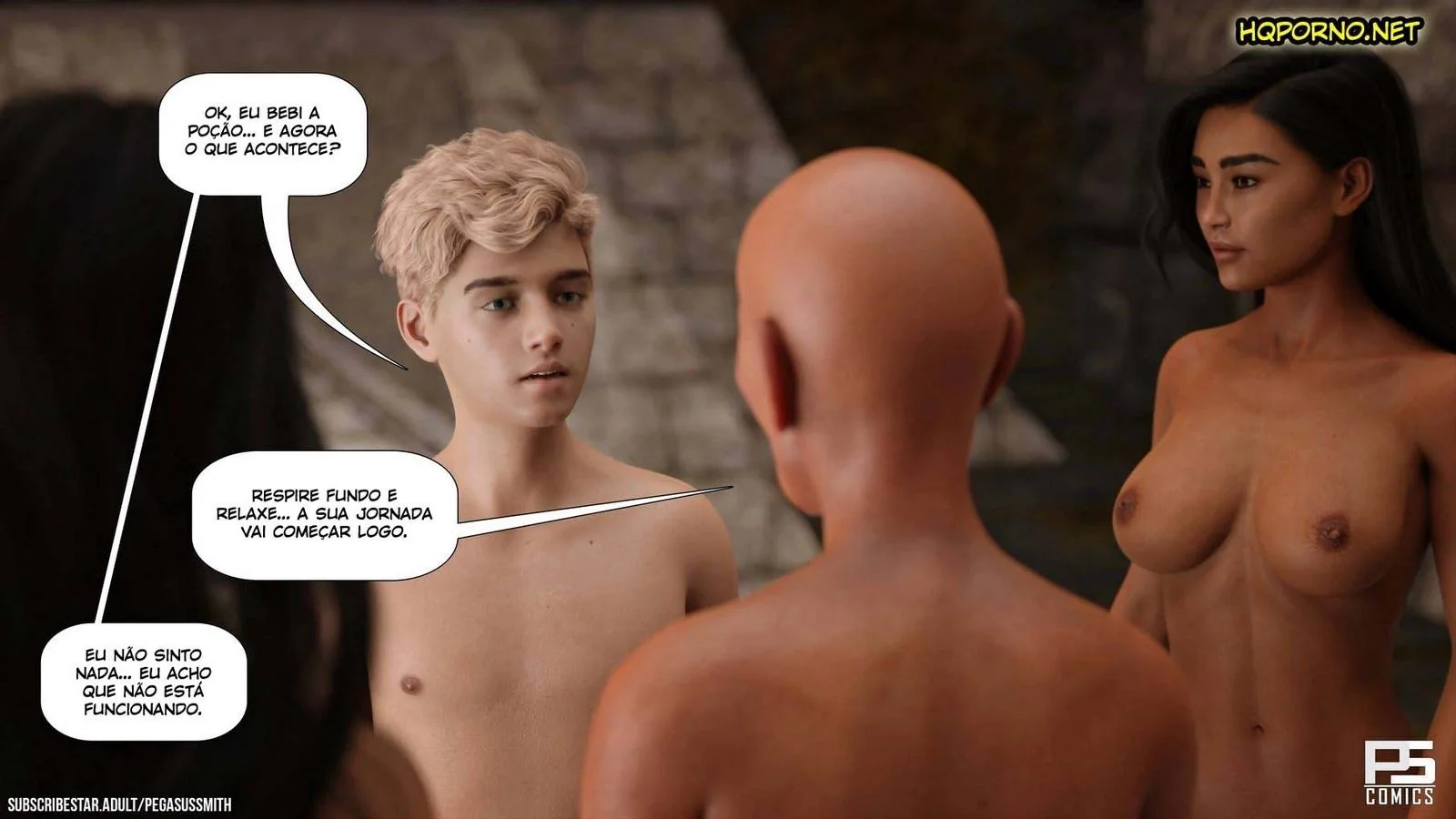 A Jornada de Dylan: Mestre da Ilha e suas Piranhas Safadas – Hentai HQ Brasileiro