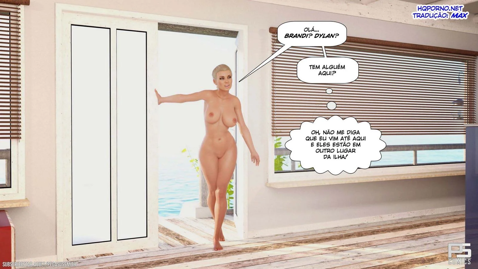 Kelly na Ilha das Putarias em Hentai HQ Brasileiro