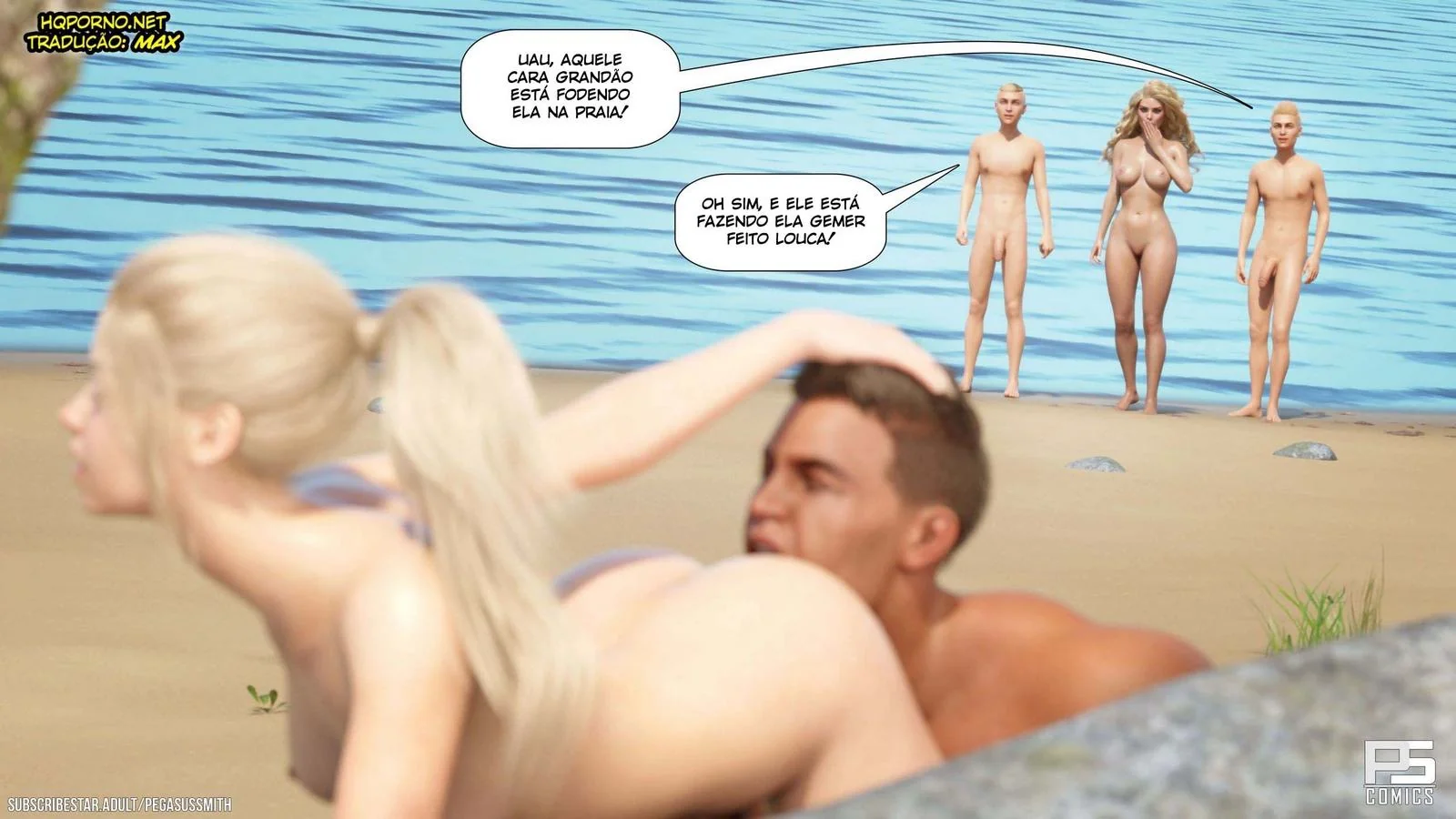 Kelly na Ilha das Putarias em Hentai HQ Brasileiro