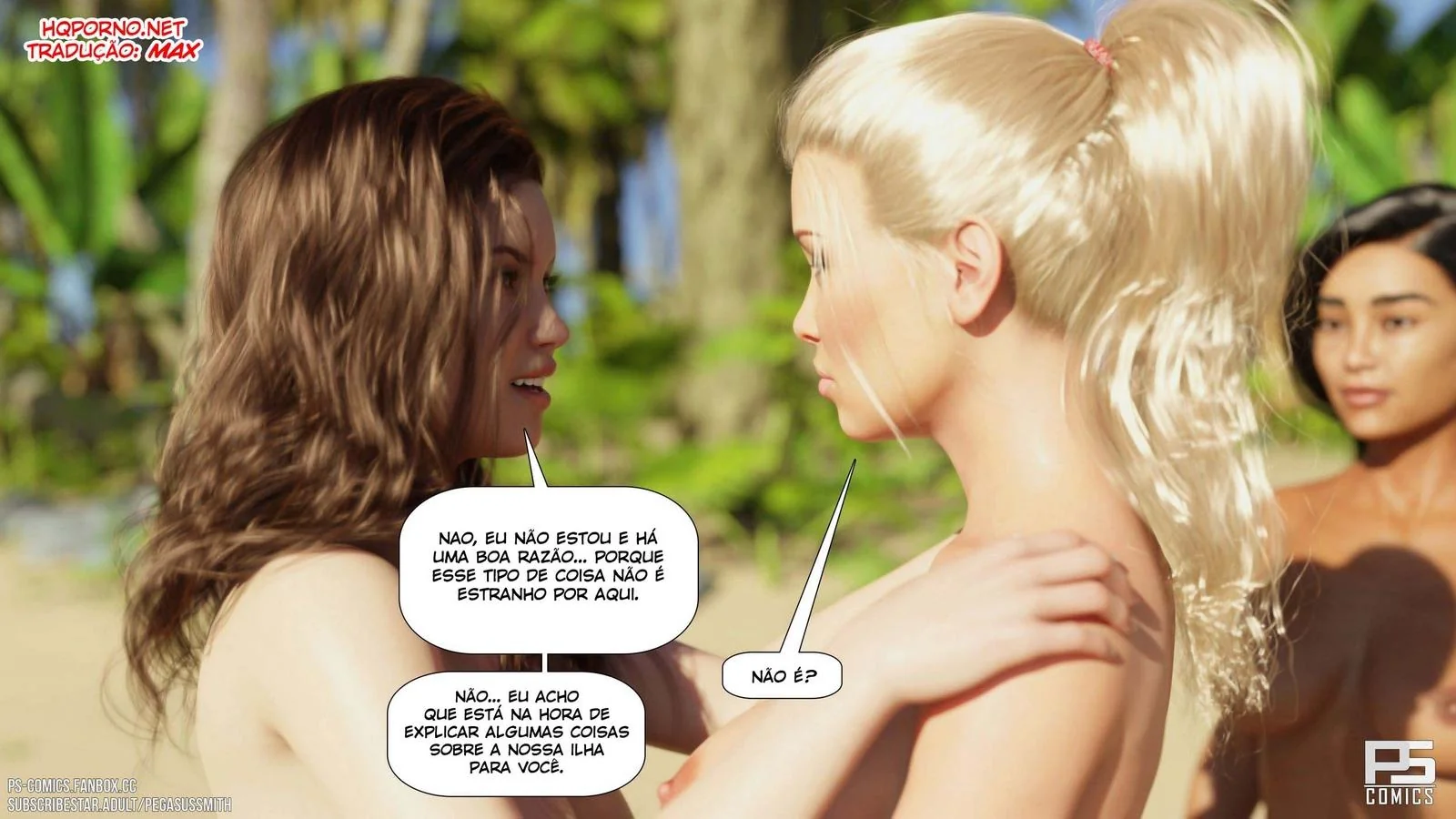 Kelly e as Novas Amizades Safadinhas em Hentai HQ Brasileiro