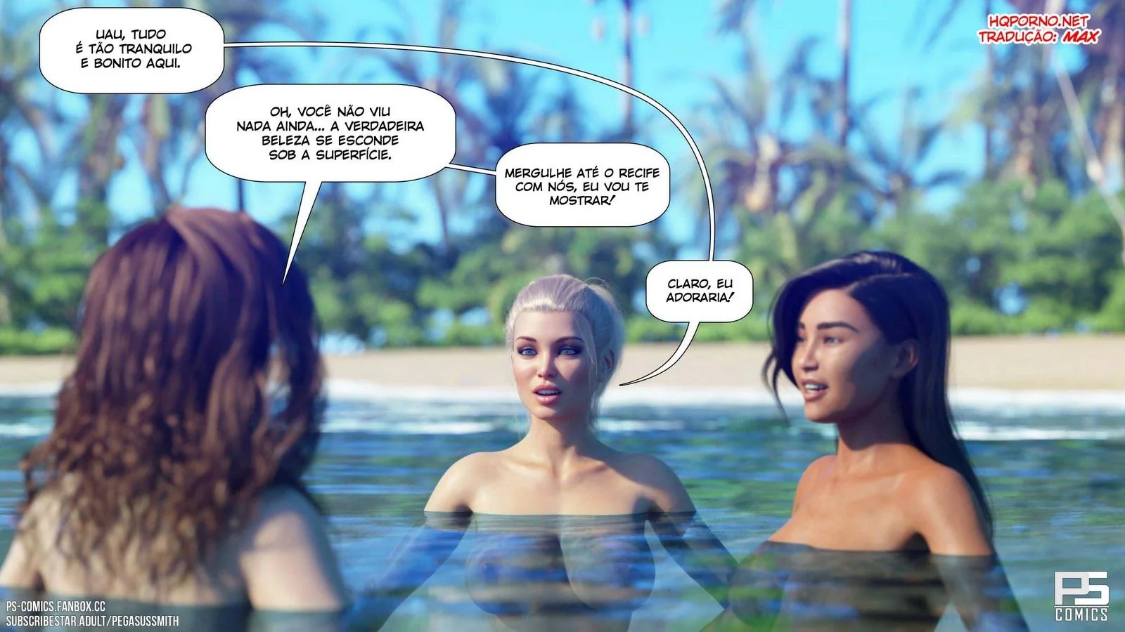 Nudist Resort: Kelly piranha se aventura na ilha – Hentai HQ Brasileiro