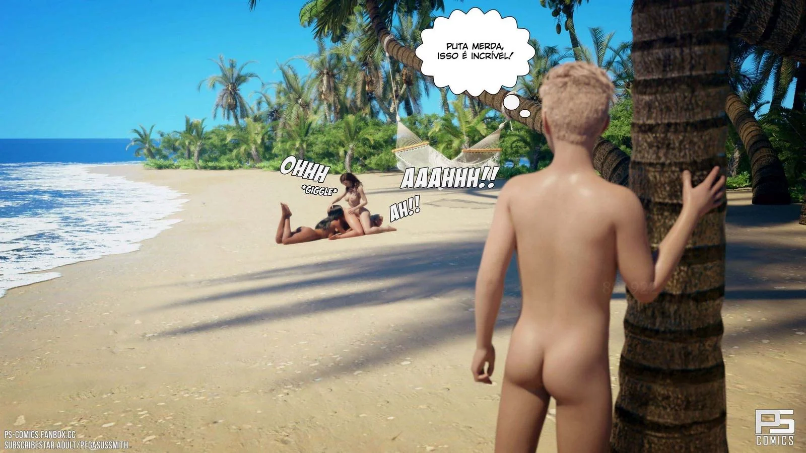 Nudist Resort: Kelly piranha se aventura na ilha – Hentai HQ Brasileiro