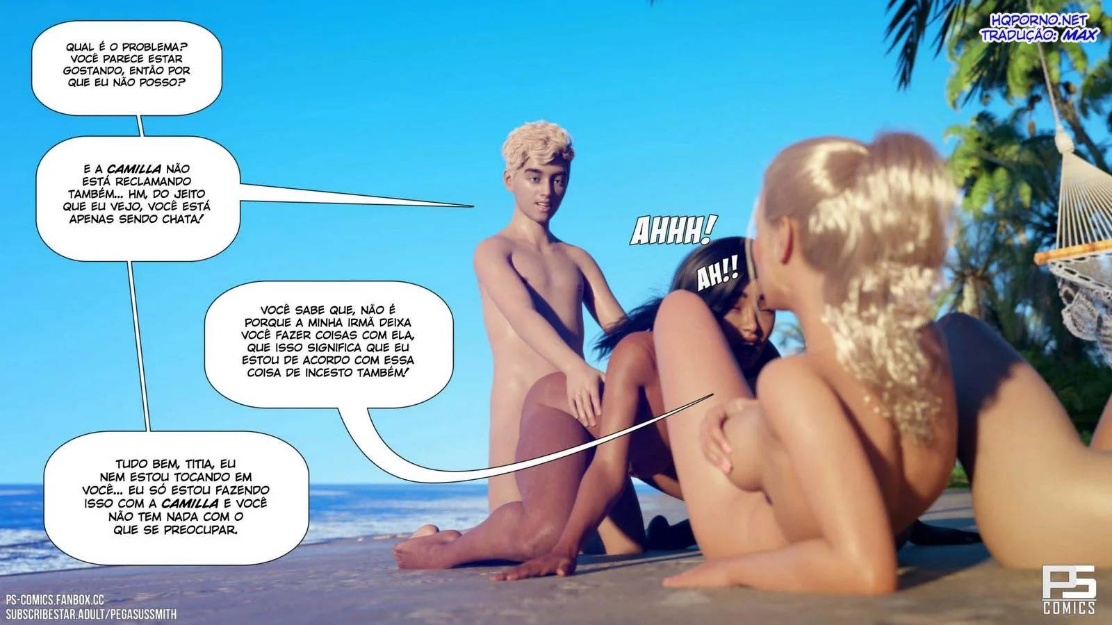 Nudist Resort: Kelly piranha se aventura na ilha – Hentai HQ Brasileiro