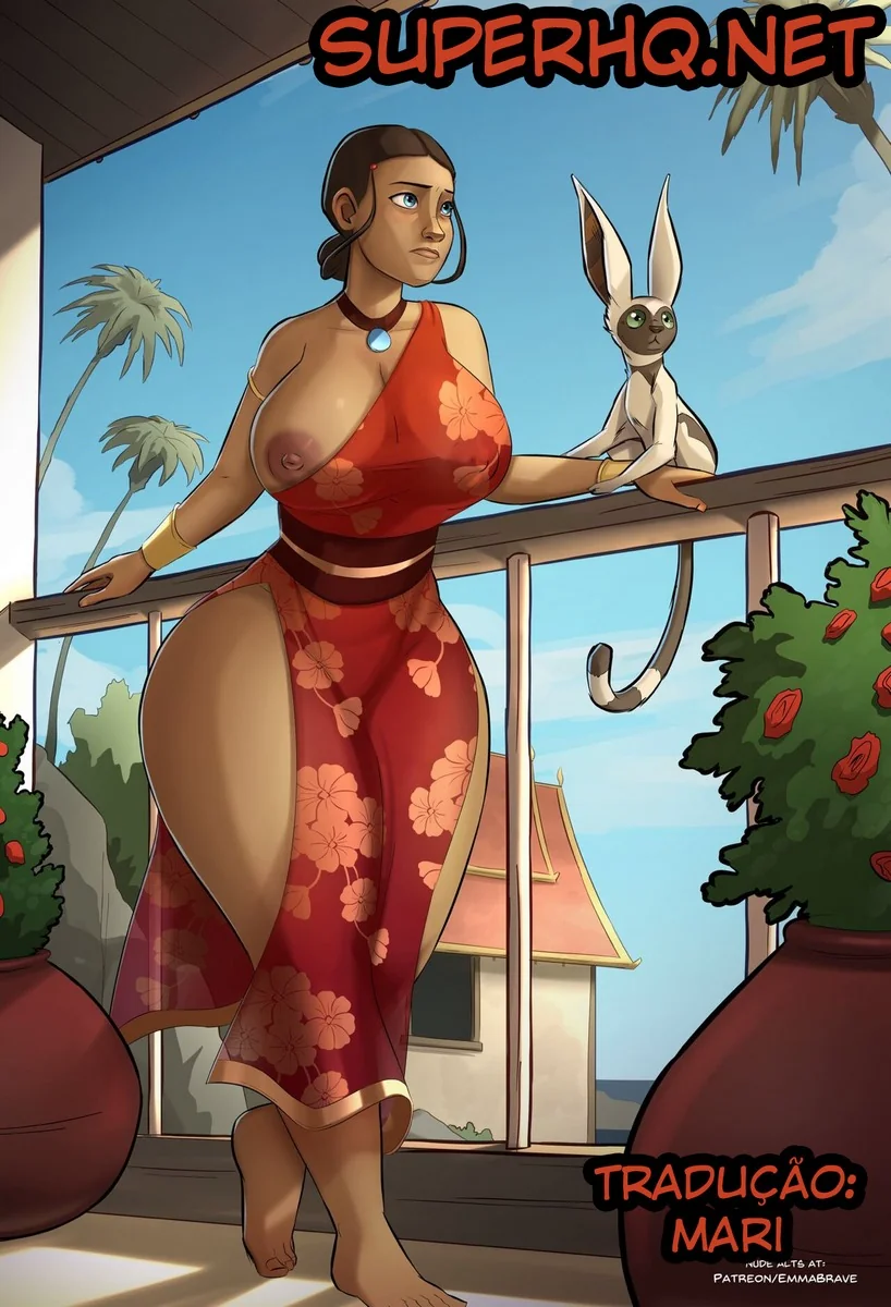 Aang e Toph: Meditação e Provocação em Hentai HQ