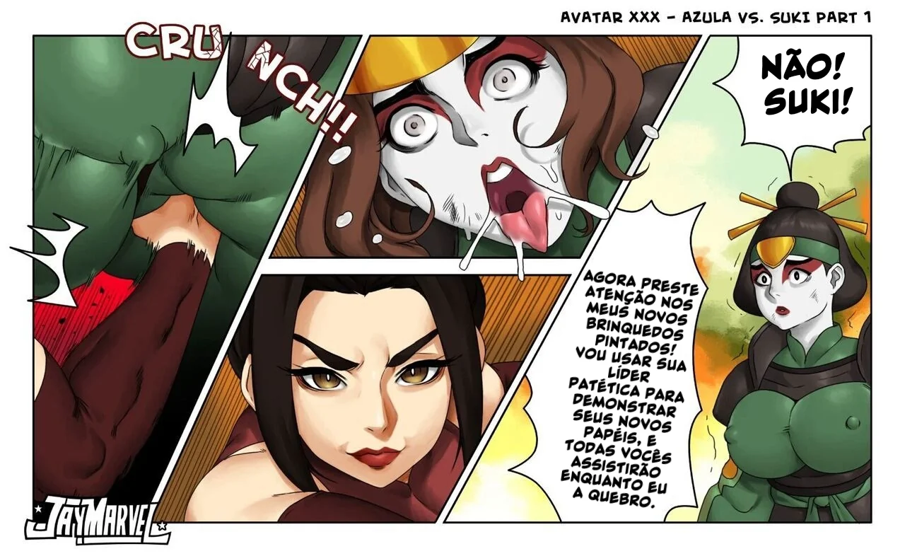 Avatar Hentai: Livro Dois – Futas Sedentas por Buceta | HQ Brasileiro