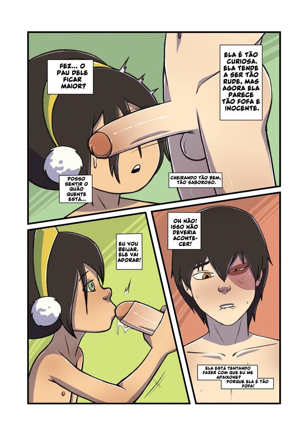 Avatar Hentai: Viagem de Campo – A Orgia dos Elementos em HQ Brasileiro