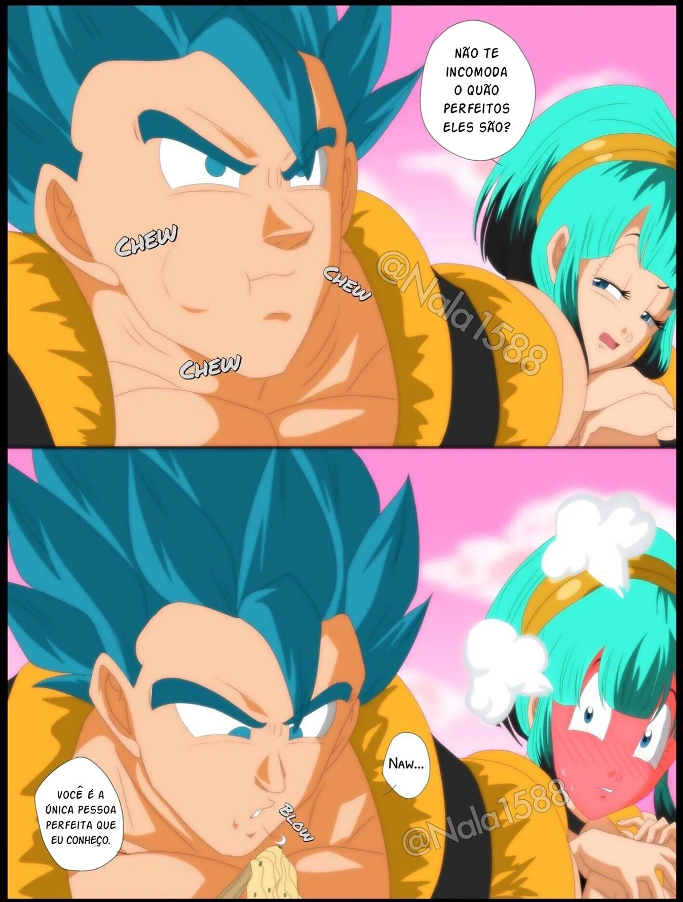 Dragon Ball Hentai: Piranhas na Termas do Bills em HQ Brasileiro