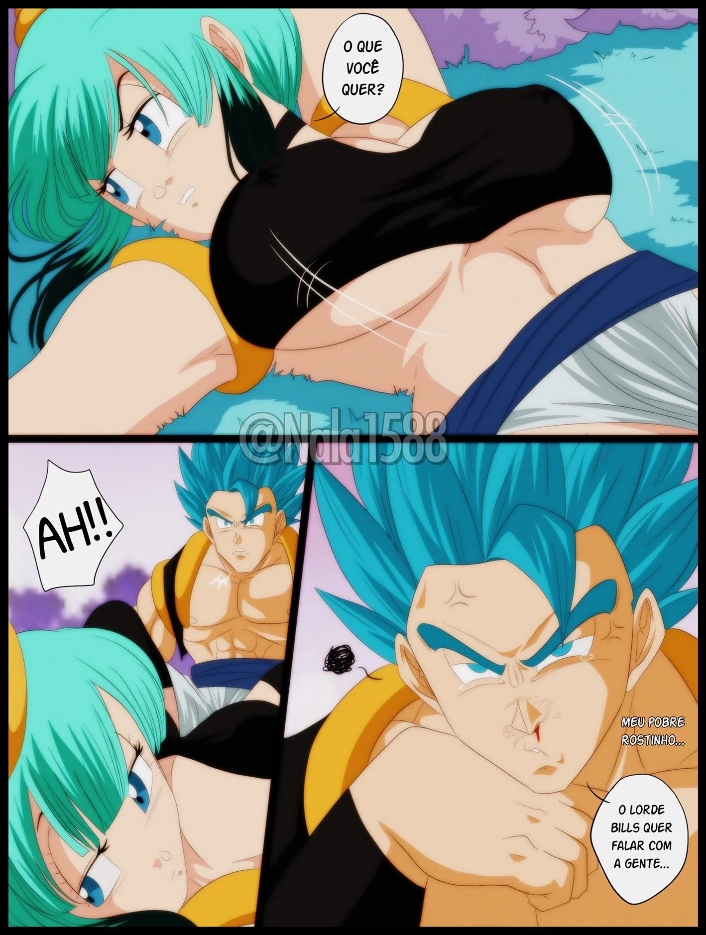 Dragon Ball Hentai: Piranhas na Termas do Bills em HQ Brasileiro